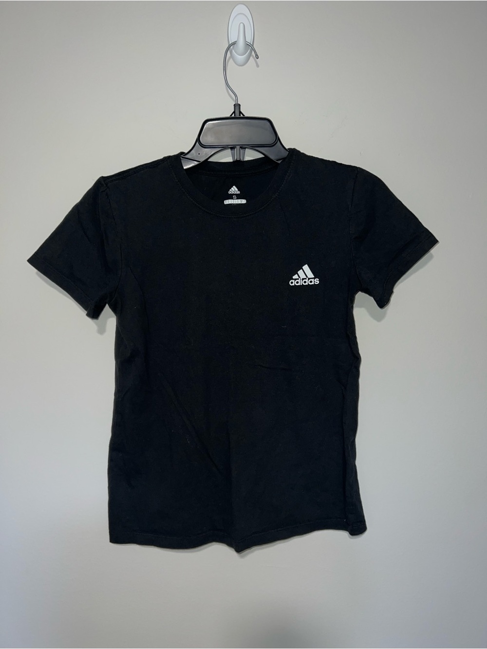Black womens adidas golf shirt small